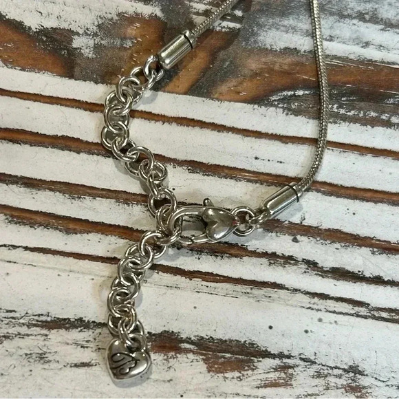 Brighton Twinkle Necklace with Silver Roped Accent Crystal - Picture 8 of 8